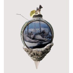 Call of the Wilderness Ornament Wintry Outlook by Kevin Daniel 2001 Bradford